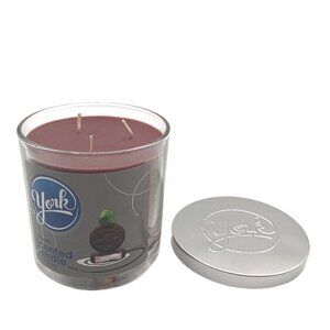 York Peppermint Patty Scented Candle 14 oz Large 3-Wick Lidded Glass Jar New